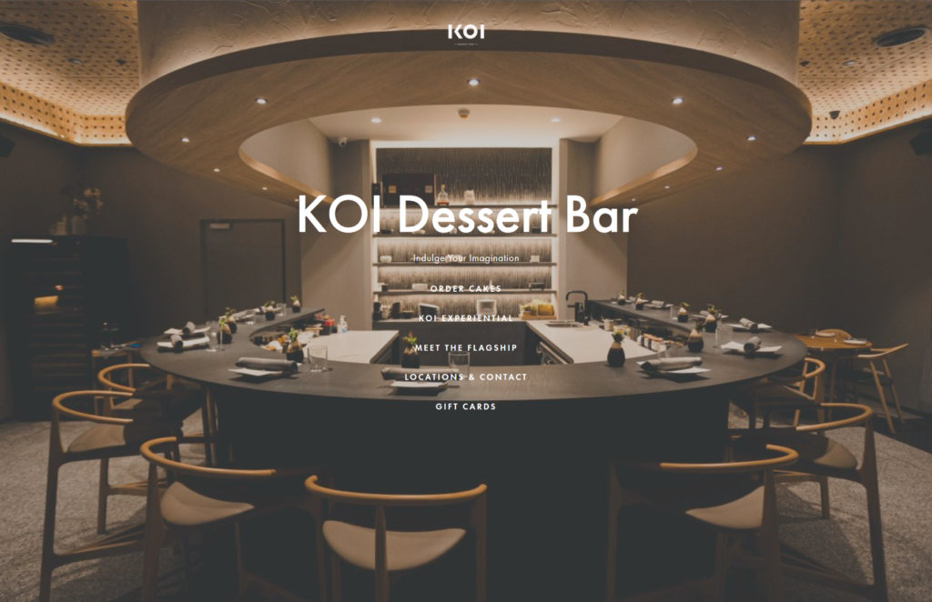 example of a restaurant website 